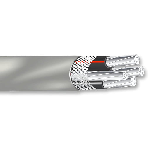 NASSAU ELECTRICAL SUPPLY 50' Nassau 1-1-1-3 SER Aluminum Service Entrance Cable 600V