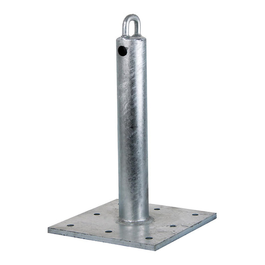 Guardian 00656 Galvanized Steel Post Anchor 18 Inches Tall Concrete Applications 5000 lb Minimum Breaking Stregth OSHA and ANSI Compliant
