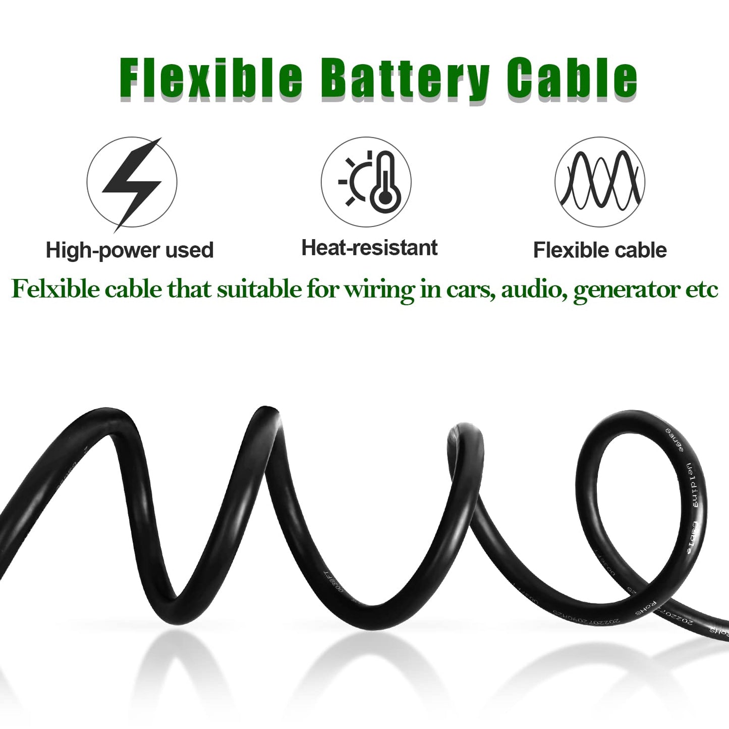 Kimbluth 4 Gauge Battery Cable Copper Wire, 30FT Red+30FT Black 4 AWG Welding Cable Standard USA OFC Wire for Automotive, Battery, Solar, Marine and Generator
