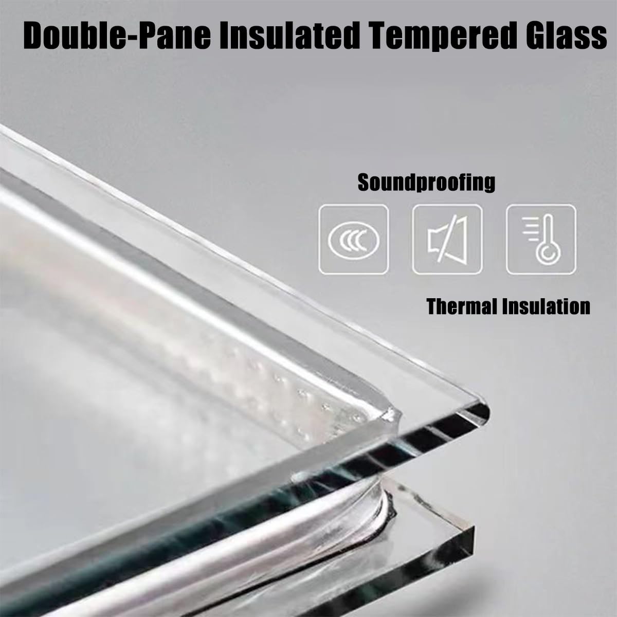 Skylight Windows for House Roof with Double Layer Tempered Glass, Roof Lighting Well Window for Indoor Attic, Aluminium Window Cover for Garage/Basement/Loft/Dark Room(23x14)