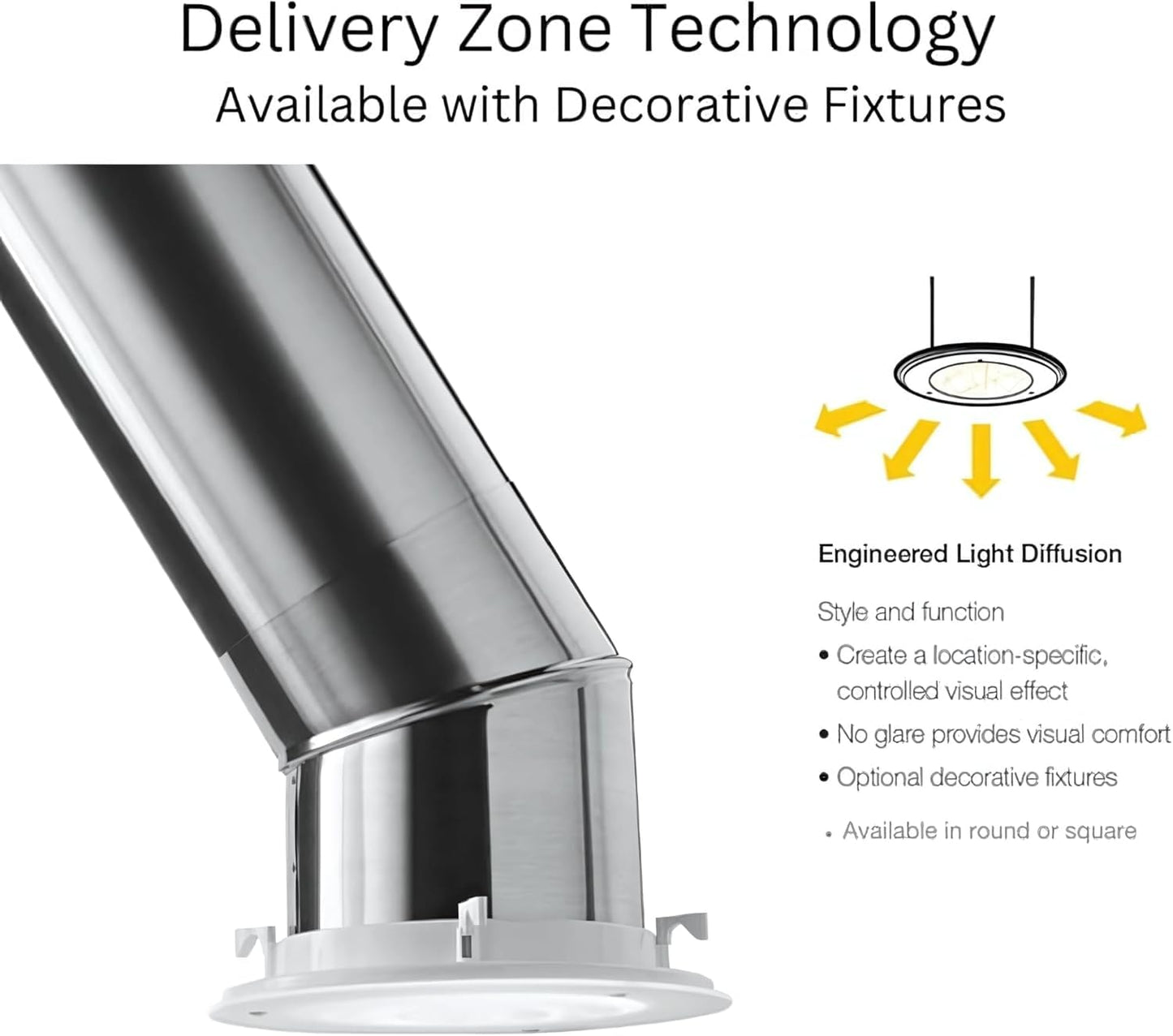 Solatube® 290 DS 14-inch Tubular Skylight Kit for Large Rooms – High-Capacity Natural Light for Kitchens, Bedrooms & Living Rooms – Energy Efficient Base Kit