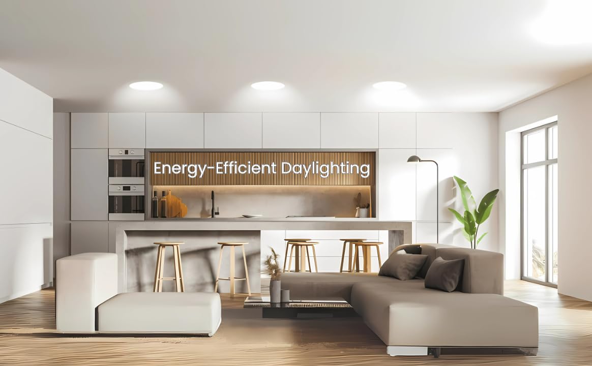 Solatube® 14-Inch Light Add-On Kit – Dual-Purpose Day & Night Solution for 290 DS & 290 ISn Models – Integrated Electric Light for 2-in-1 Ceiling Utility (Skylight Sold Separately)
