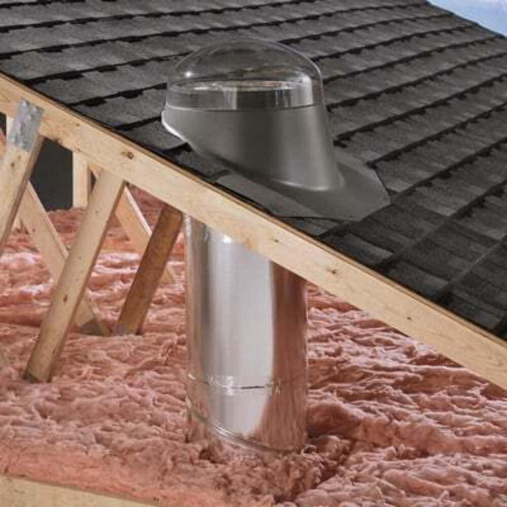 Velux TMR 010 0000 Sun Tunnel, 10" Tubular Skylight w/Rigid Tunnel & Pitched Flashing
