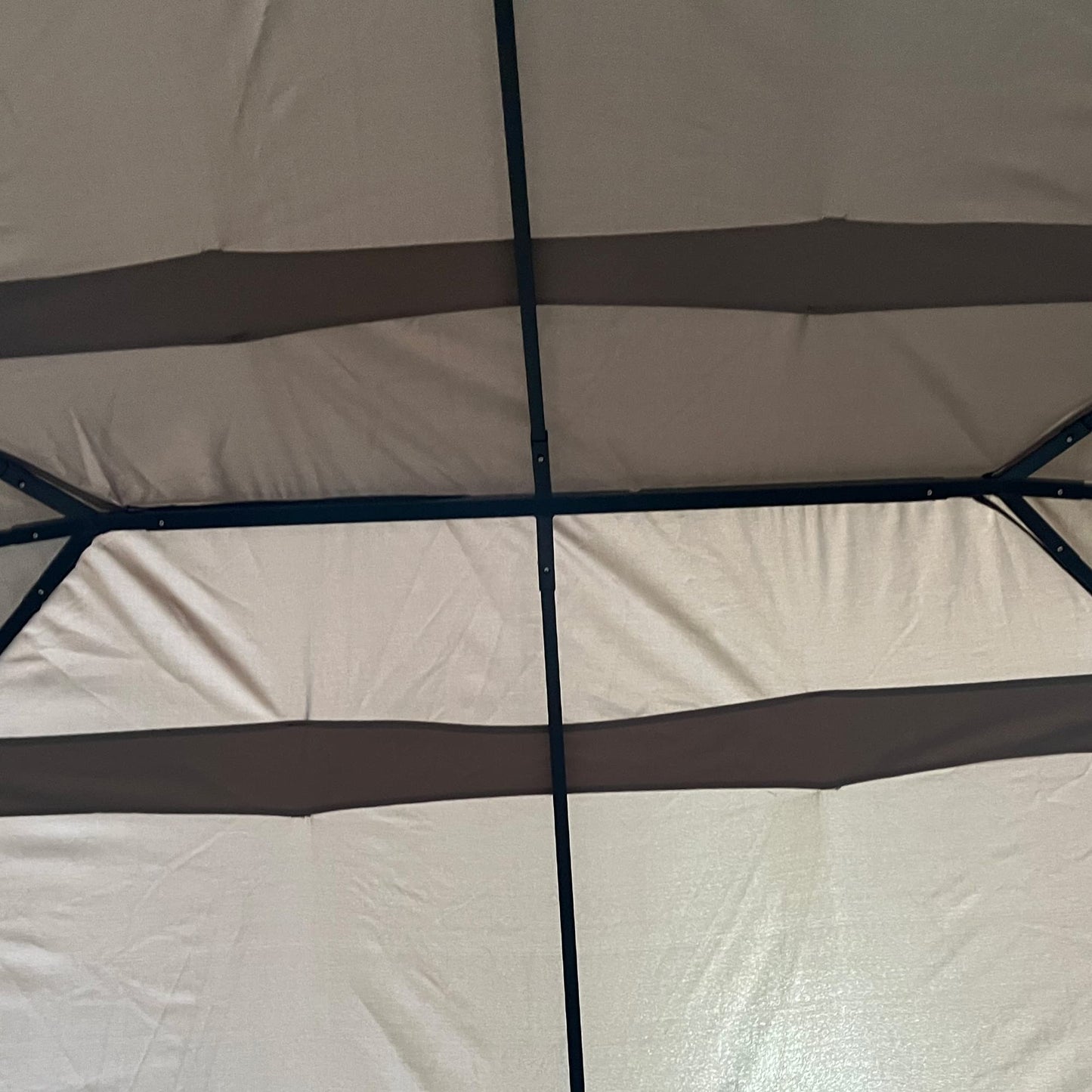 Outsunny 10' x 13' Outdoor Patio Gazebo Canopy Shelter with 6 Removable Sidewalls, & Steel Frame for Garden, Lawn, Backyard and Deck, Khaki