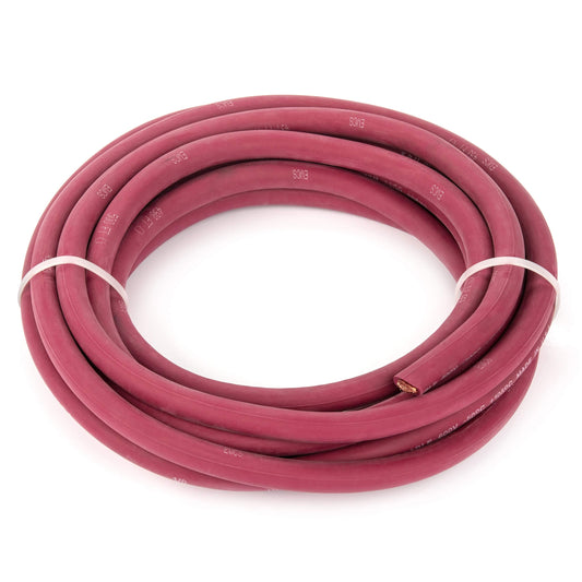 4/0 Gauge - 30 Feet Red - EWCS Brand 100% Copper Premium Industrial Grade Extra Flexible Welding Cable 600 Volt